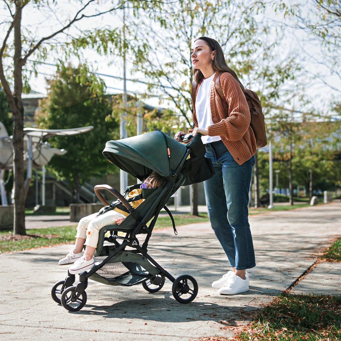 Baby Stroller 11.5 Lb Ultra Air Lightweight Foldable Carbon Fiber Travel Stroller for Toddler Infant