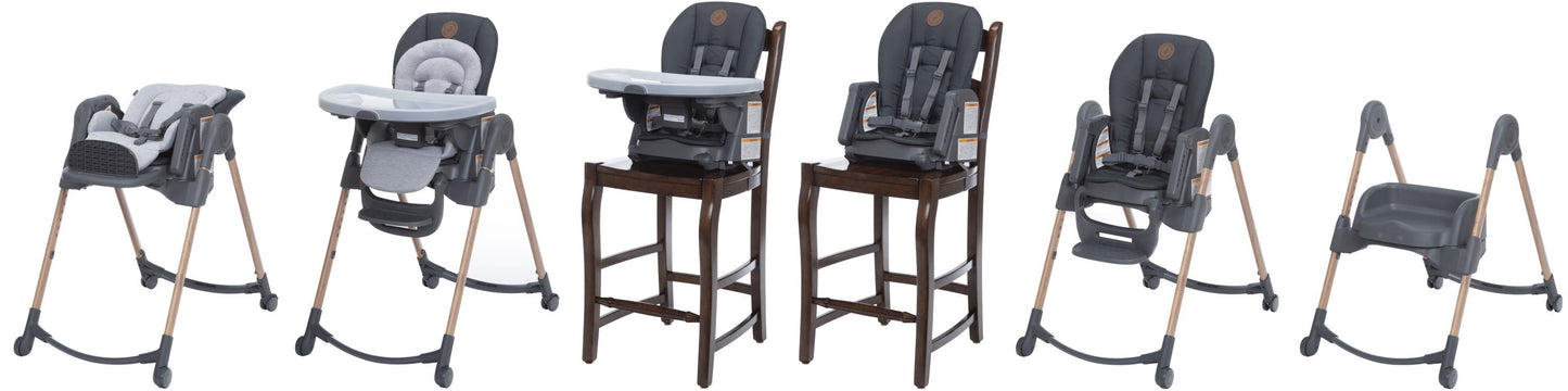 6-In-1 Minla High Chair, Essential Blue