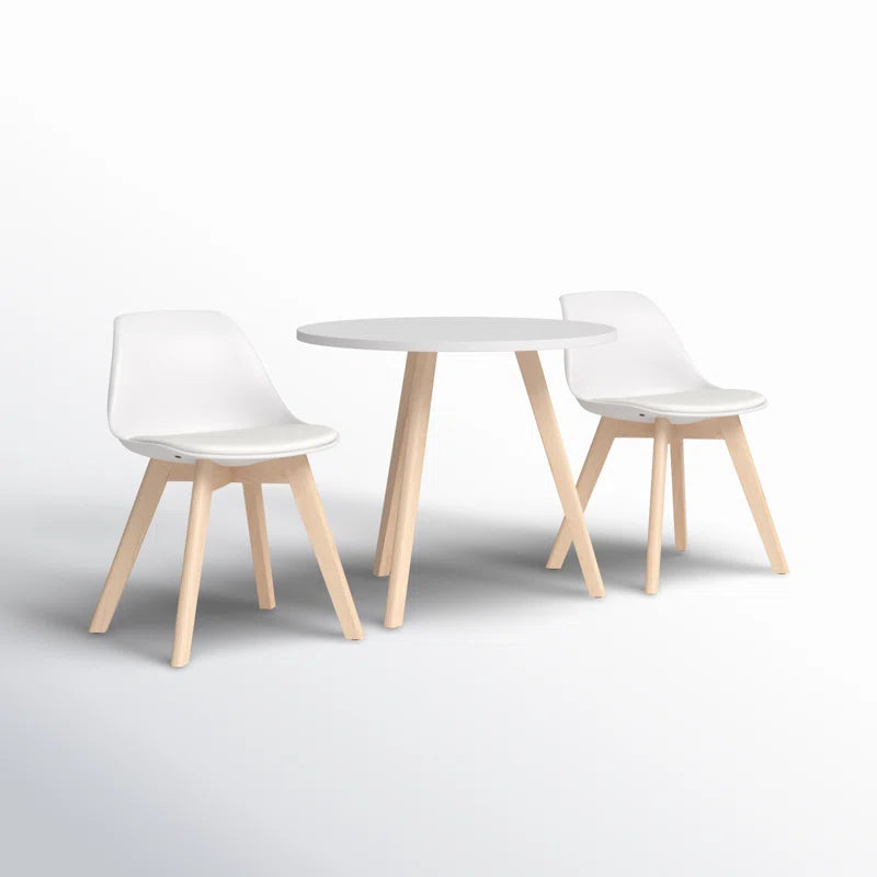 Brockman Kids 3 Piece Play or Activity Table and Chair Set