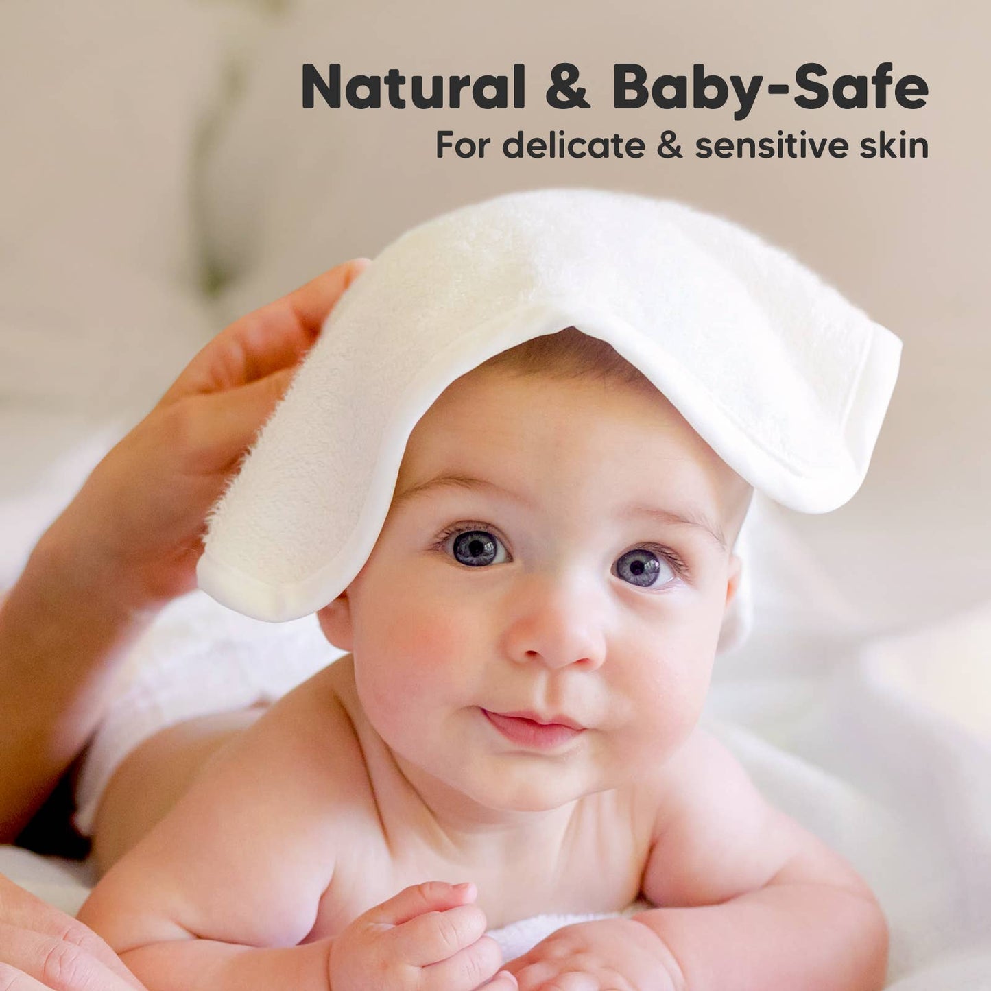 KeaBabies - 6-Pack Baby Wash Cloths - All The Things Baby