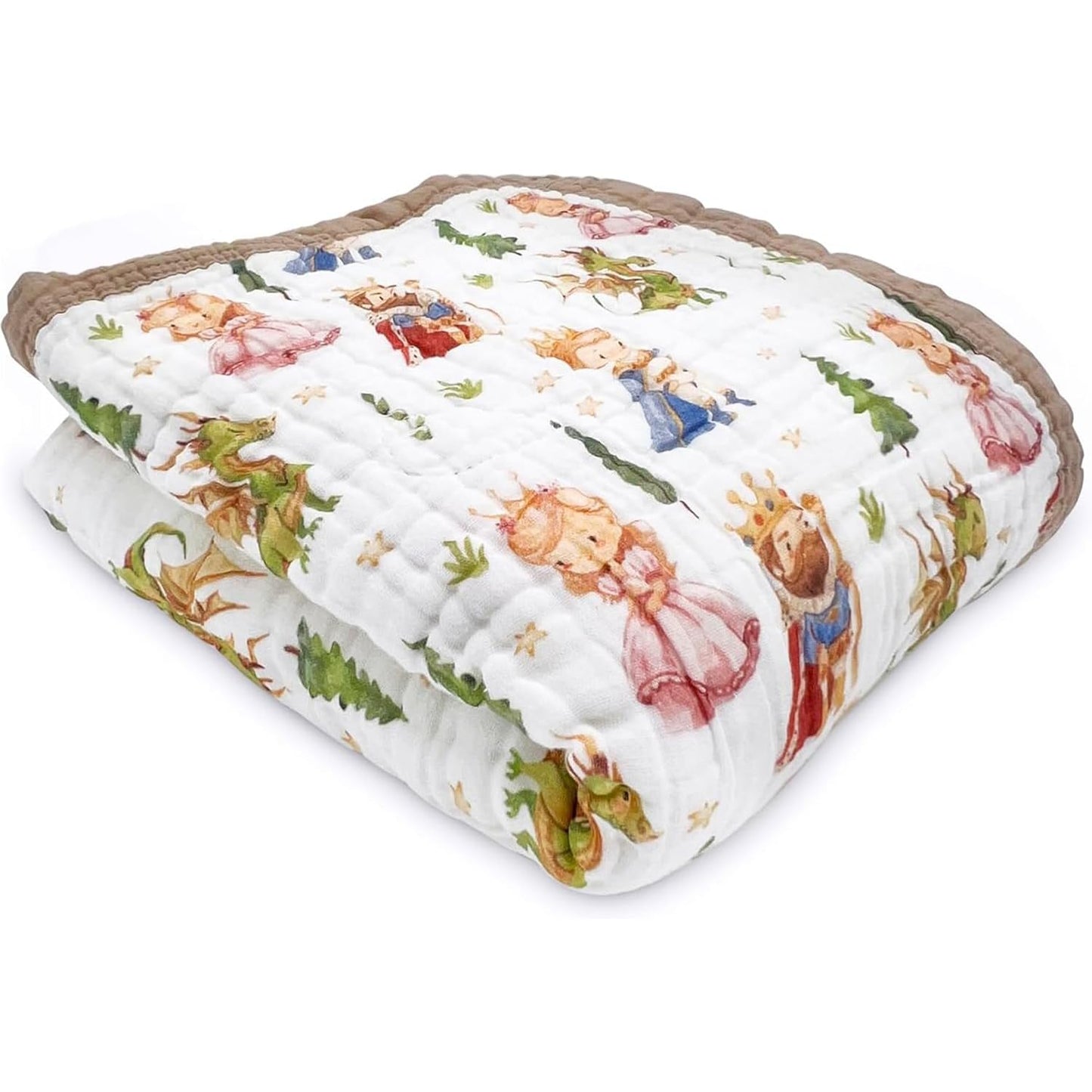 Organic Cotton Muslin Baby Blanket for Boys and Girls
