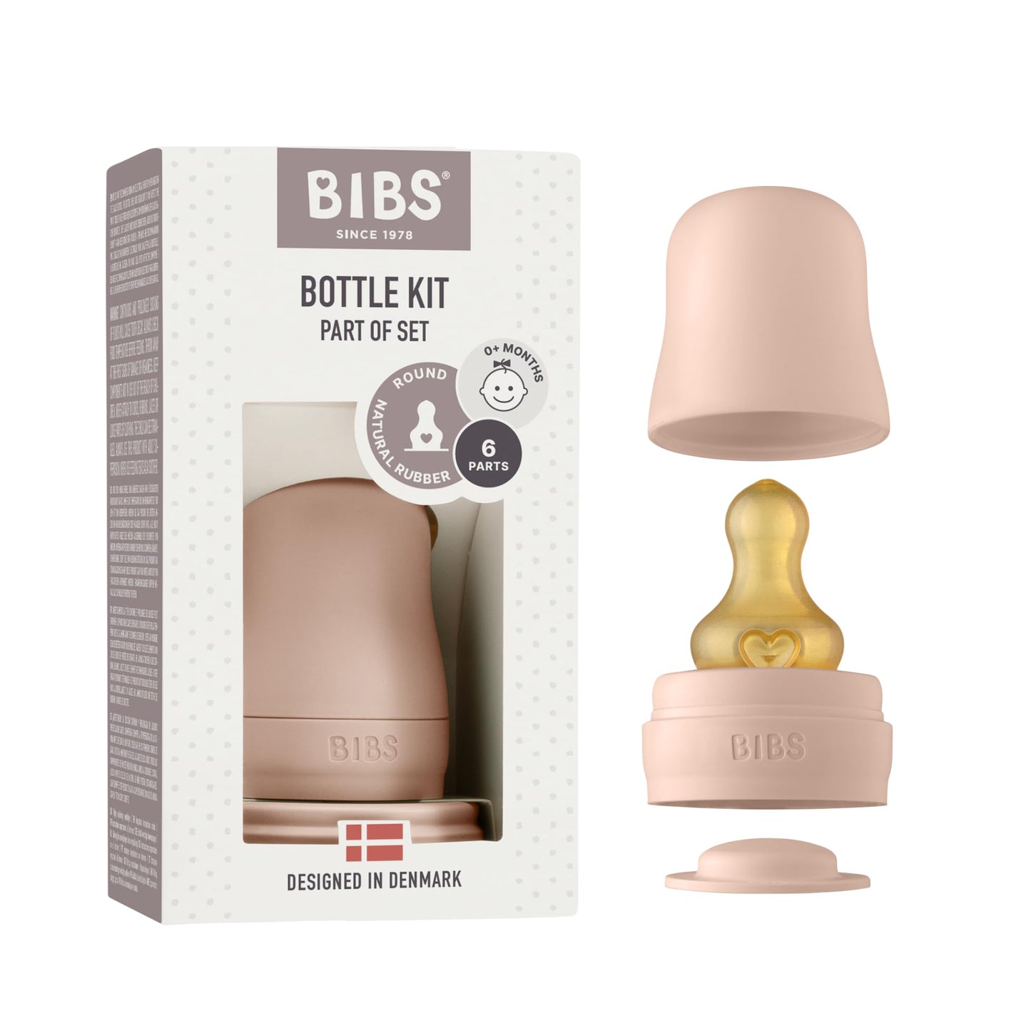 BIBS Glass Bottle 110ml | Made in Denmark