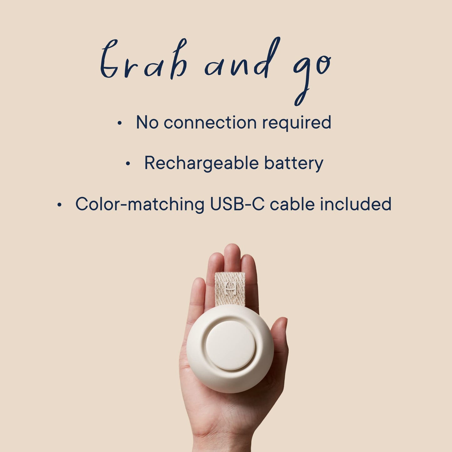 Hatch Rest Go | Portable Sound Machine for Babies and Kids | Sleep Soother | 10 Soothing Sounds | White Noise | Shush | Travel | Registry Gift | Baby Shower | Clips on Stroller | Putty