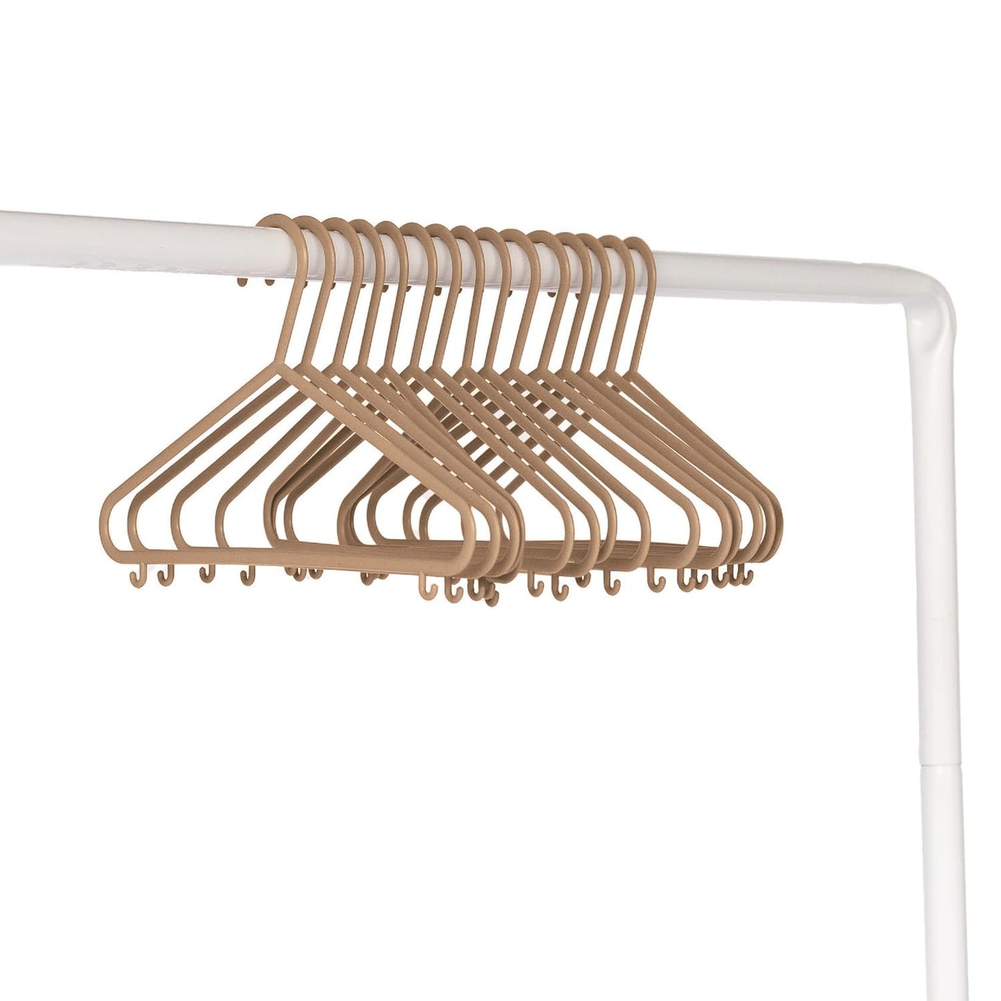 Sustainable Wheat Straw Plastic Toddler & Kids Hangers – Pack of 30