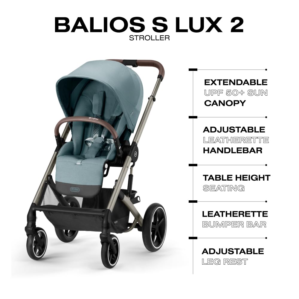 Cybex Balios S Lux Toddler and Baby Stroller with Reversible Seat