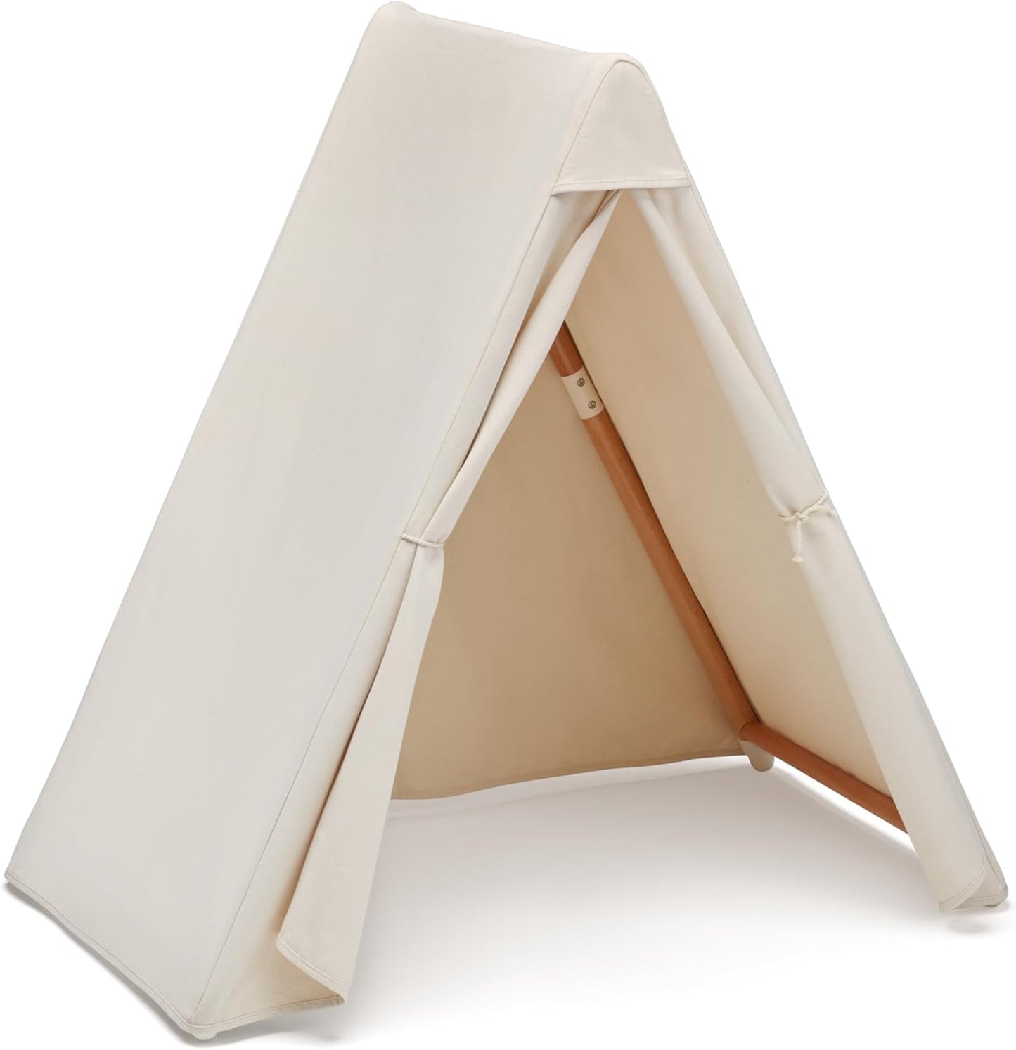 Lalo Play Tent - Indoor Tent for Kids and Toddlers, Made of FSC Certified Beechwood & Natural Canvas
