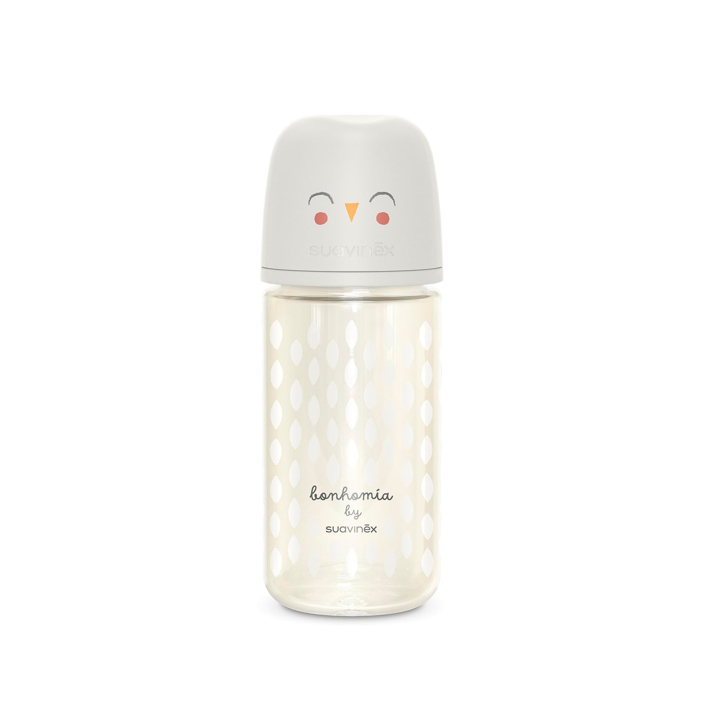 Suavinex Bonhomia Glass Baby Bottle with SX PRO Silicone Nipple, Anti Colic Baby Bottles, Baby Bottles for Breastfed Babies, Medium Flow, 3mo, 8oz, Mint