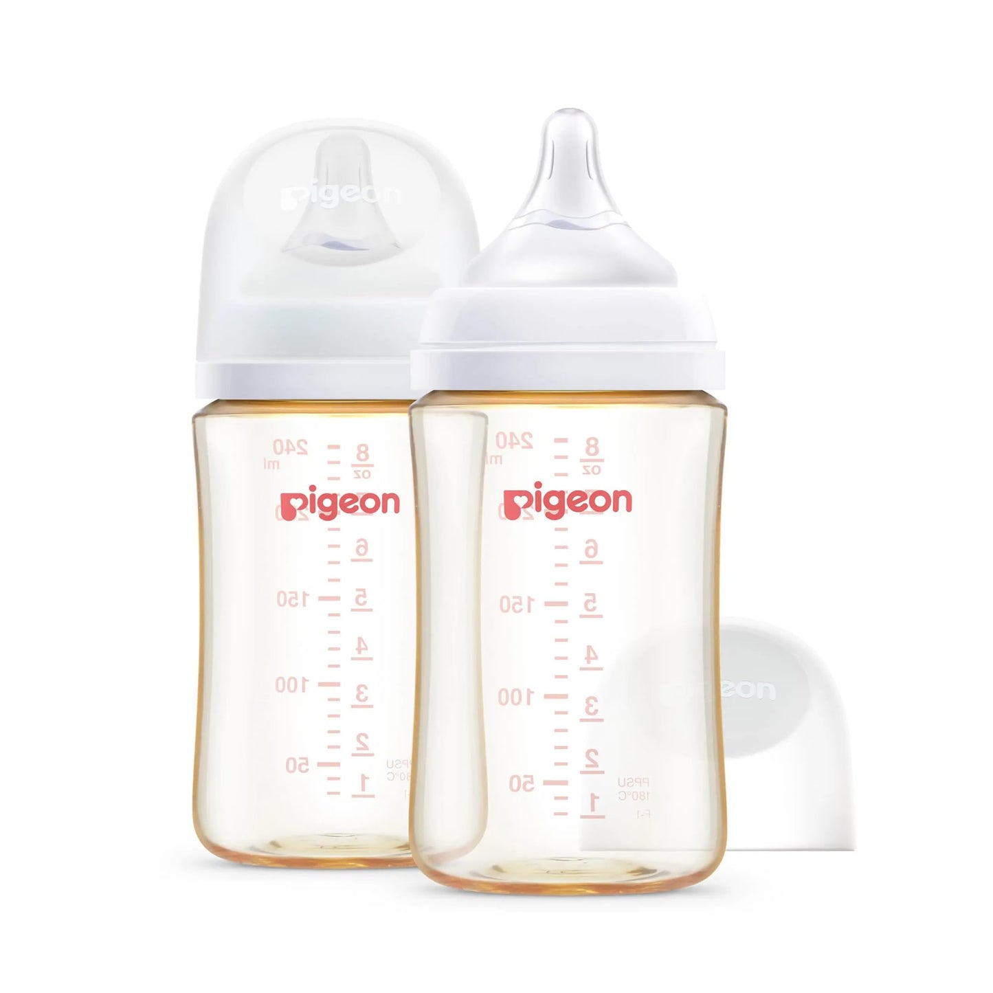 Pigeon PPSU Nursing Baby Bottle Wide Neck, Anti-Colic, Streamlined Body, Natural Feel