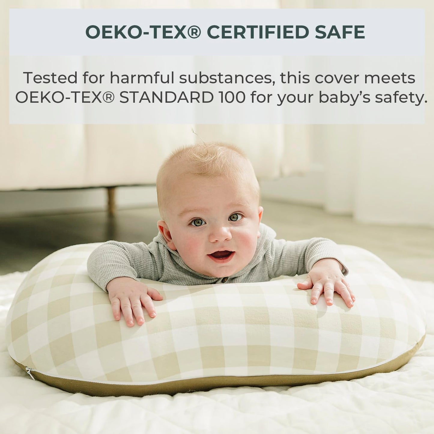 Pobibaby 1-Pack Premium Nursing Pillow Cover