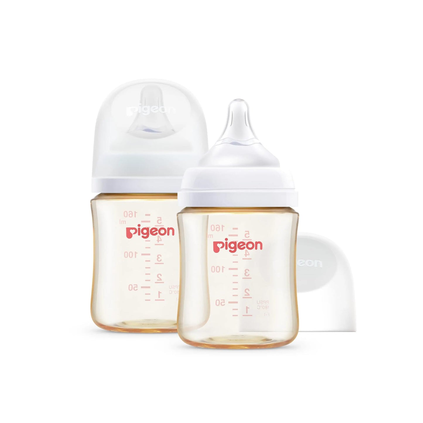 Pigeon PPSU Nursing Baby Bottle Wide Neck, Anti-Colic, Streamlined Body, Natural Feel