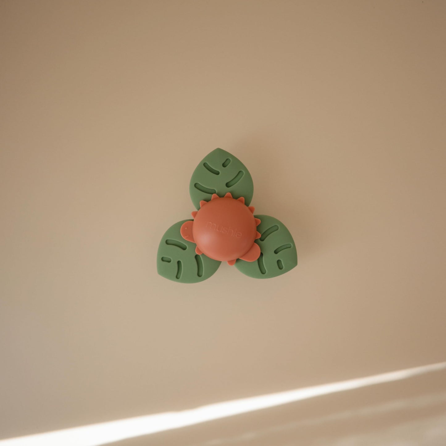 mushie Sunshine Suction Spinner Toy | Toddler Sensory Toys for Bath & Play