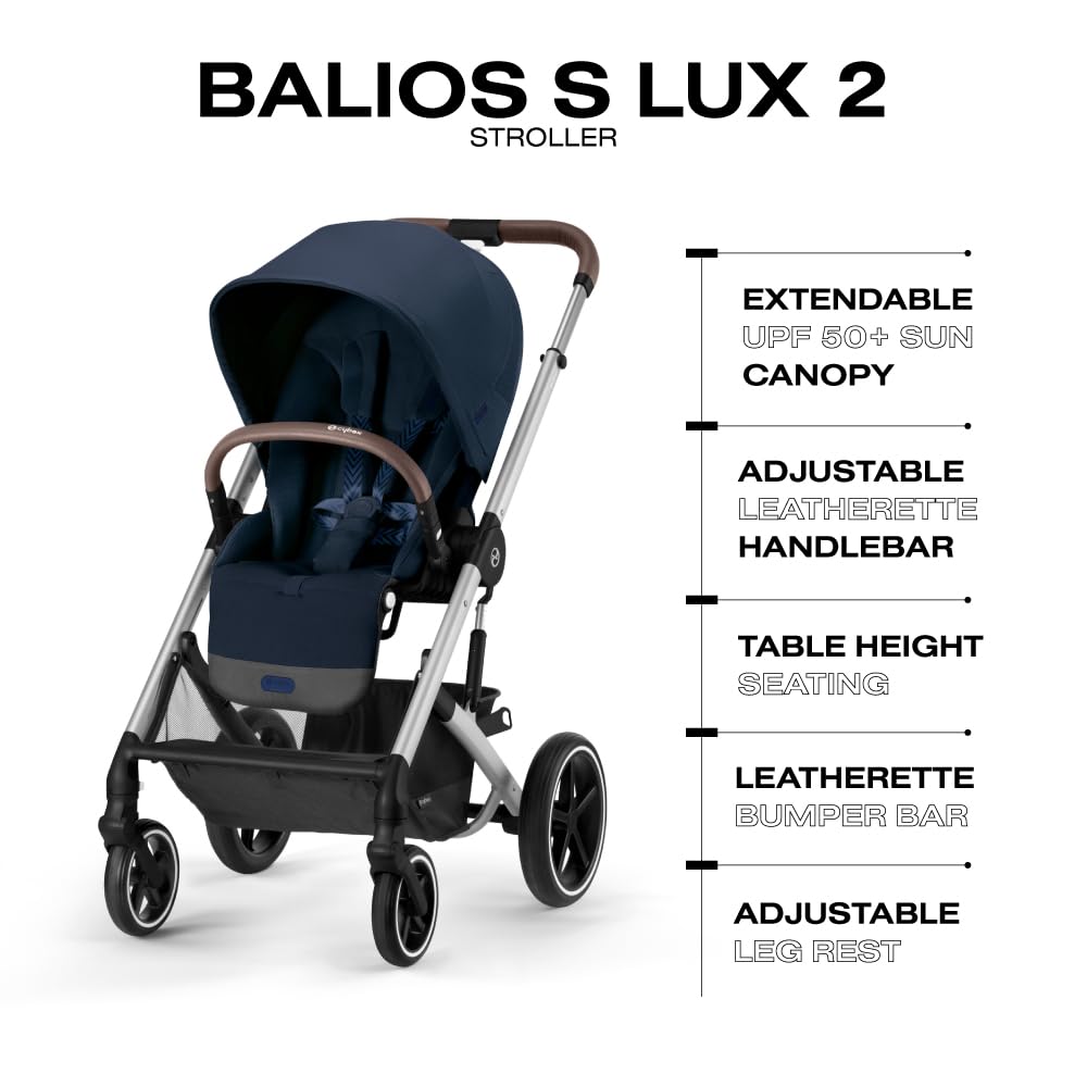 Cybex Balios S Lux Toddler and Baby Stroller with Reversible Seat