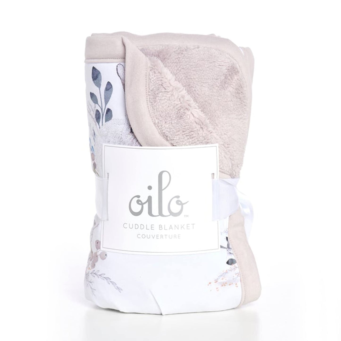 Oilo Baby Blanket, Luxury Soft Plush Backing & 100% Turkish Cotton Jersey Print