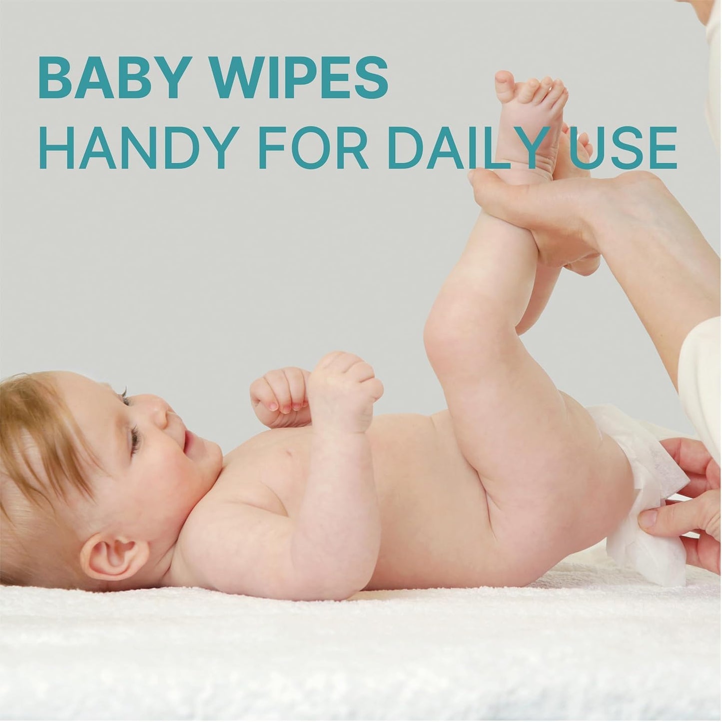 BEBESUP- Korea’s #1 Signature Baby Wipes - Hypoallergenic Water-based Unscented Alcohol-Free Ultra-Thick Super Seed Extracts Organic Plant-Based for sensitive skin Flip-Top 560 Count (8 Packs)