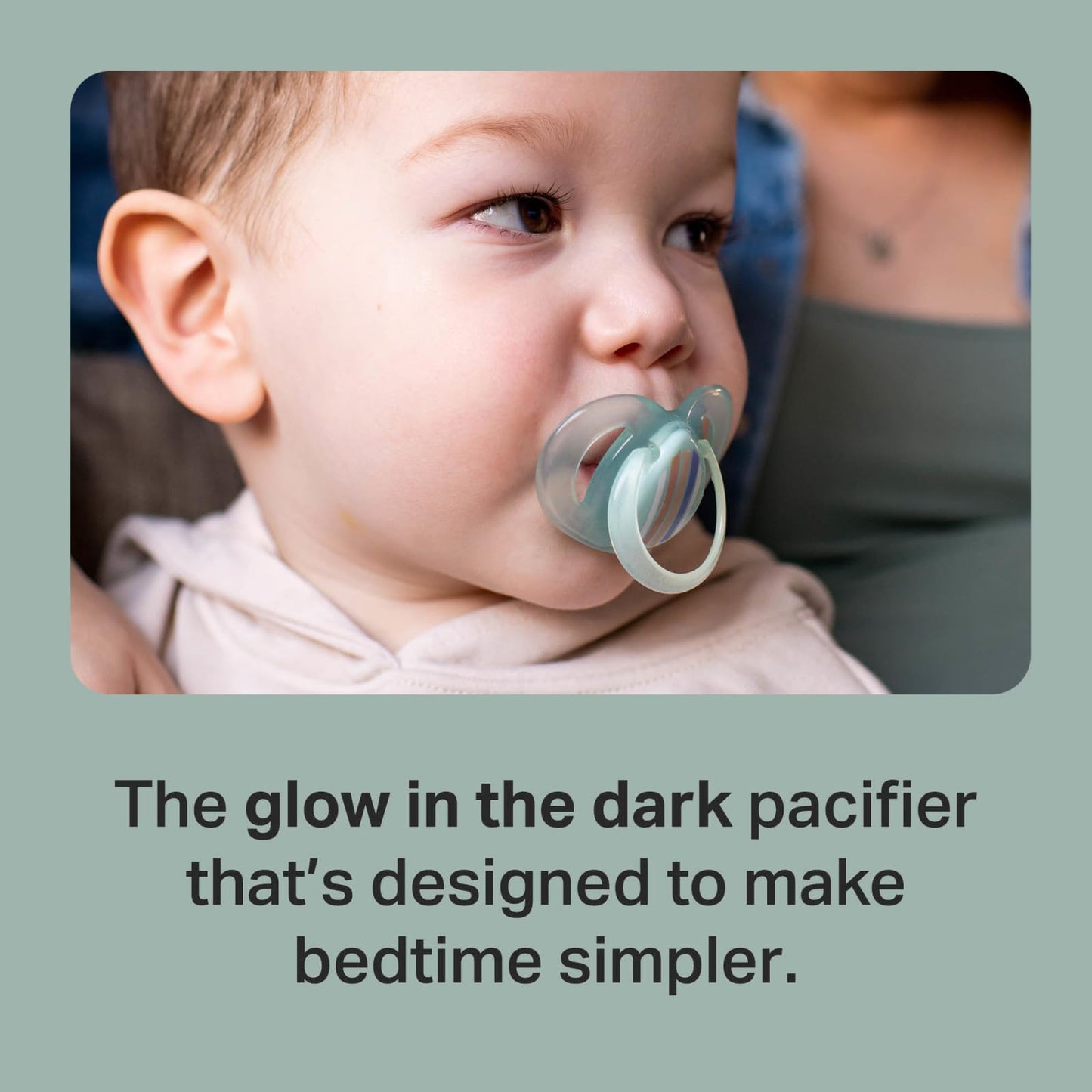 Tommee Tippee Night Time Pacifier, 6-18 Months, BPA-Free Binkies, Glow in The Dark Technology
