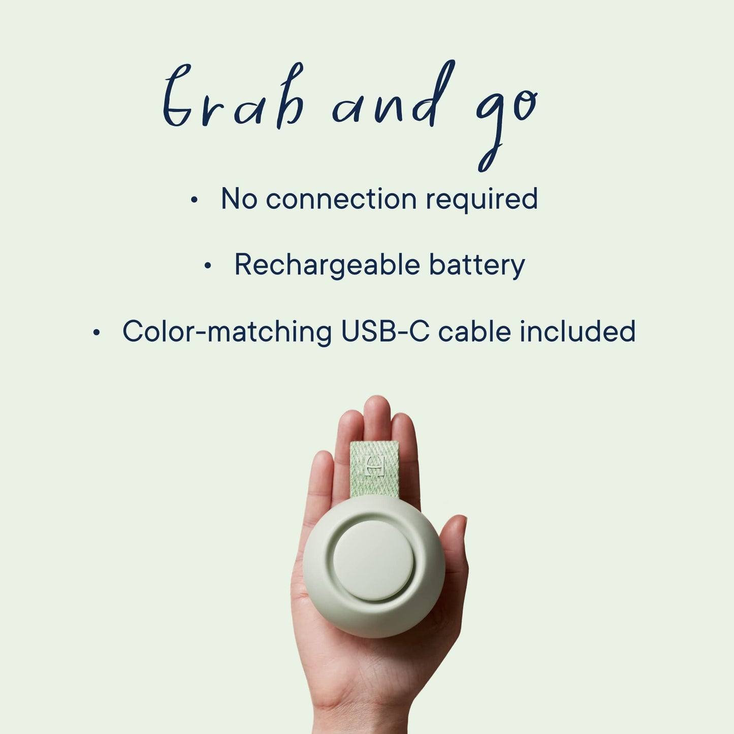 Hatch Rest Go | Portable Sound Machine for Babies and Kids | Sleep Soother | 10 Soothing Sounds | White Noise | Shush | Travel | Registry Gift | Baby Shower | Clips on Stroller | Putty