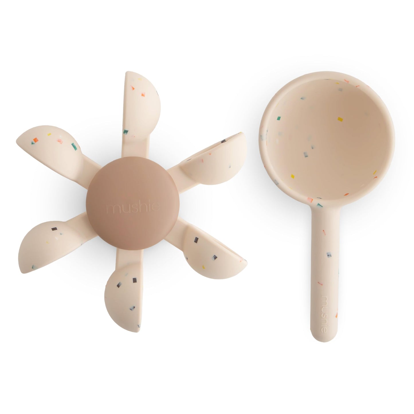mushie Sunshine Suction Spinner Toy | Toddler Sensory Toys for Bath & Play