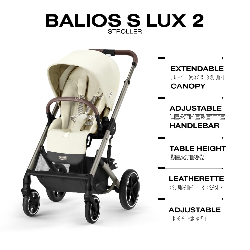 Cybex Balios S Lux Toddler and Baby Stroller with Reversible Seat