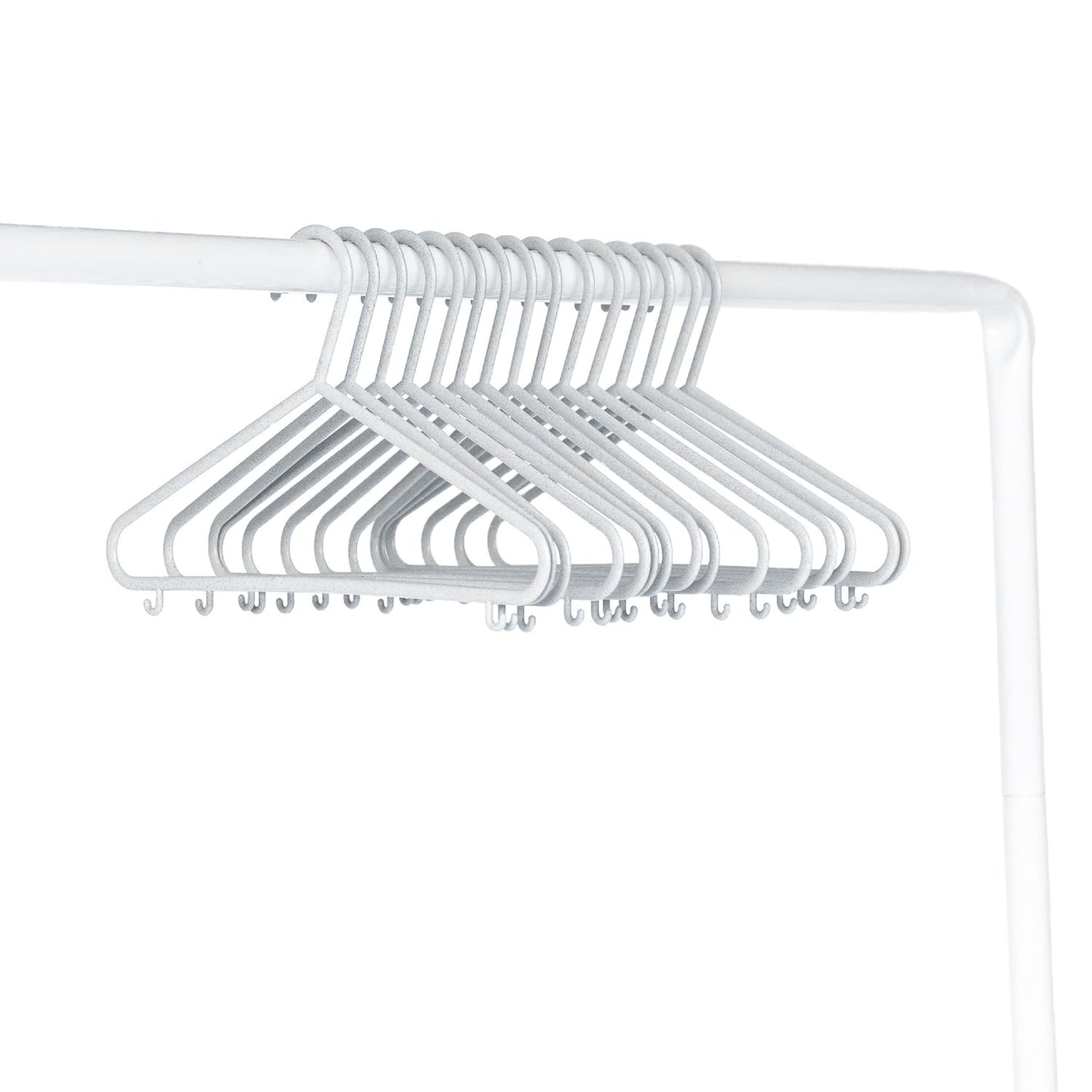 Sustainable Wheat Straw Plastic Toddler & Kids Hangers – Pack of 30