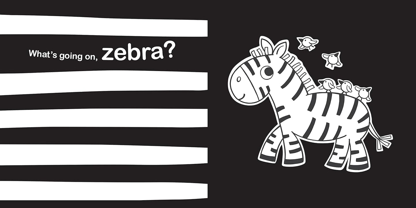 Hello, Baby Animals: A Black-and-White Board Book for Babies Visual Development (High-Contrast Books)