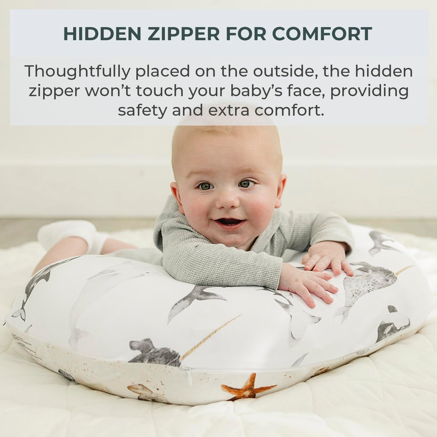 Pobibaby 1-Pack Premium Nursing Pillow Cover