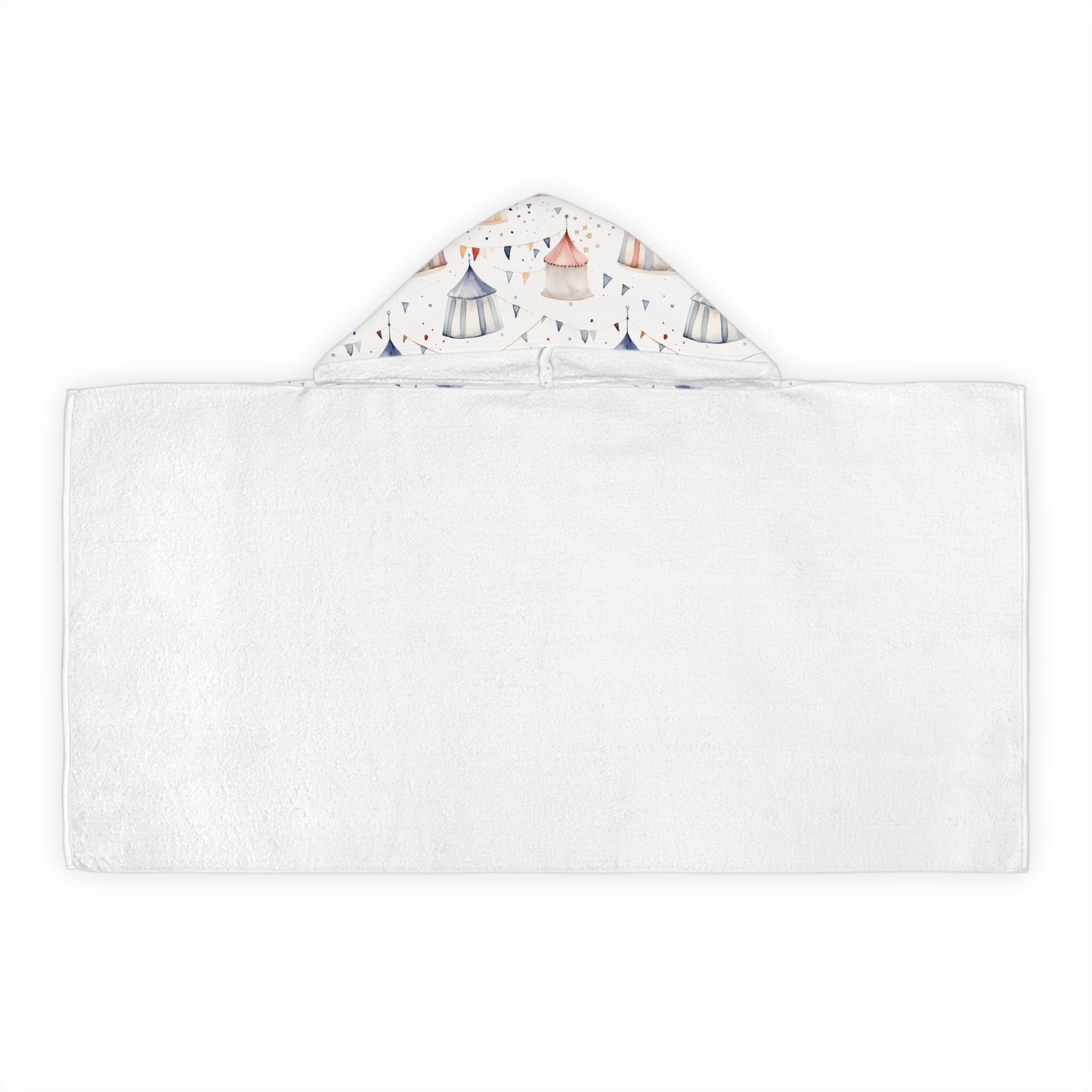Child's Hooded Towel - Circus Tents