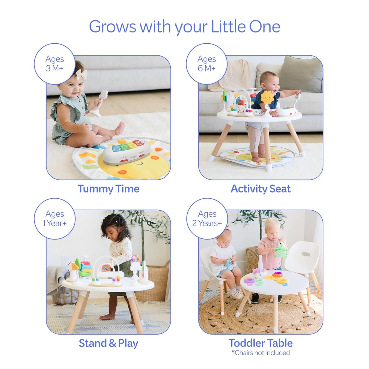 Move2Play 4-in-1 Baby Activity Center | Montessori-Inspired Design