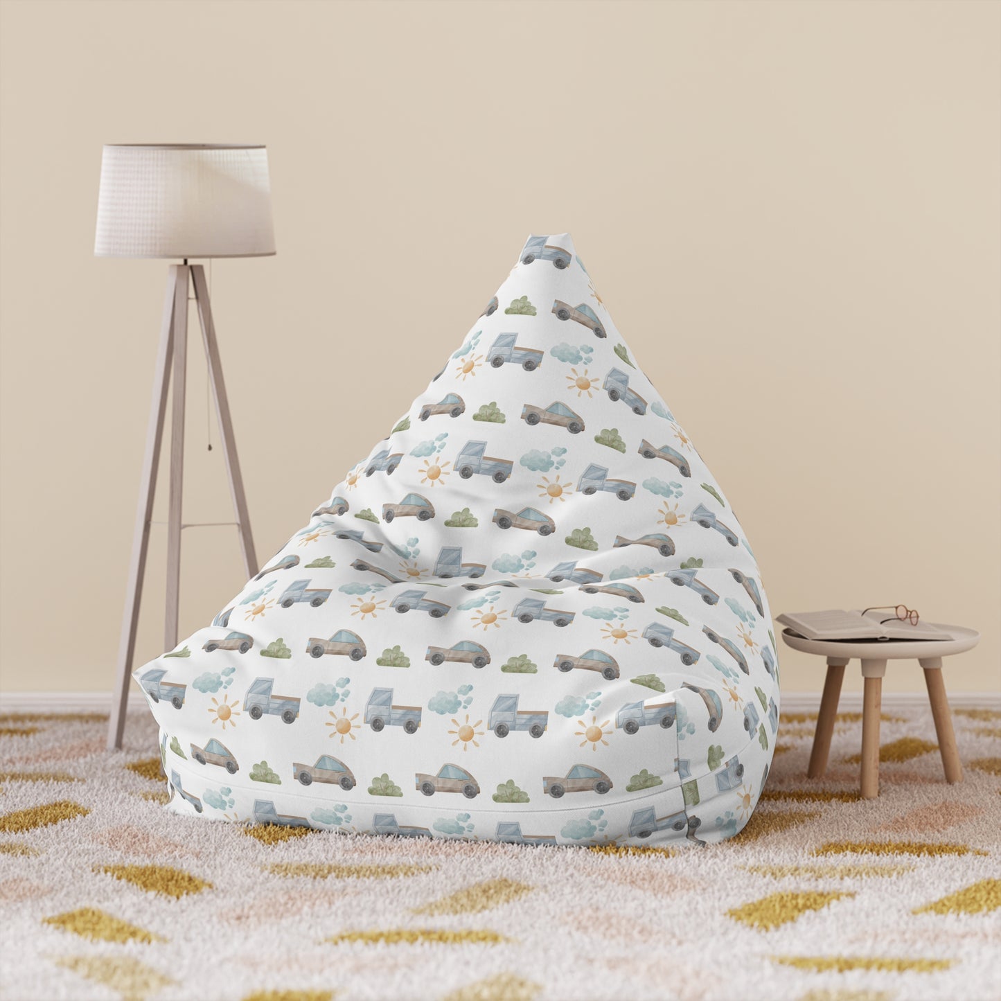 Kids Bean Bag Cover - Things that go