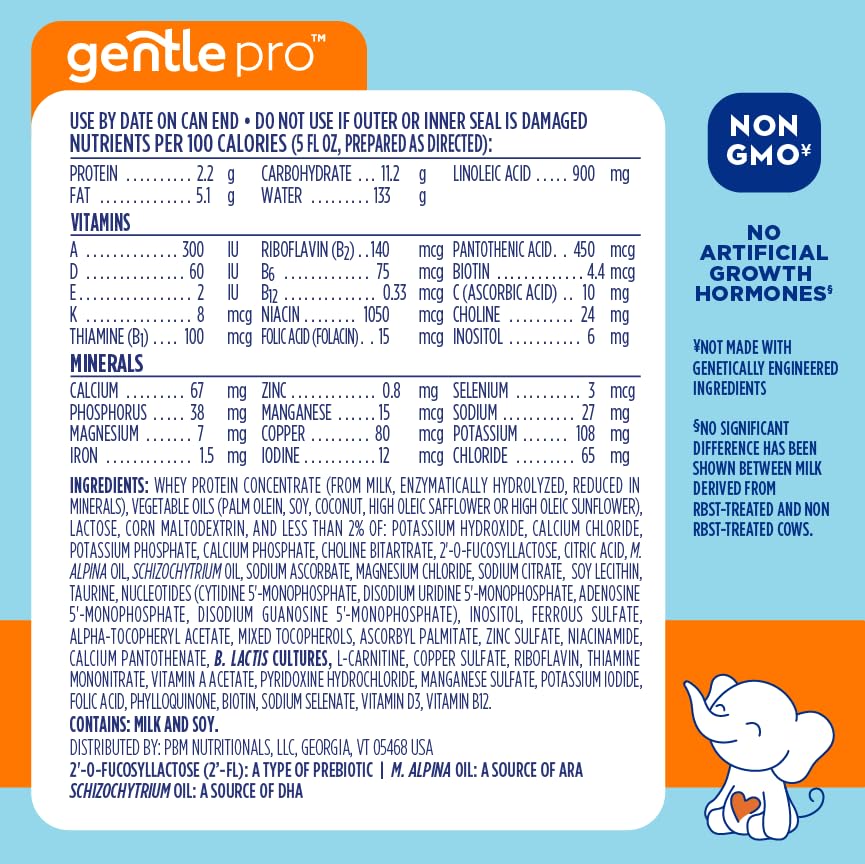 Good Start | Dr. Brown’s Gentle Pro, Infant Formula with Probiotics, DHA, Non-GMO, 32 OZ