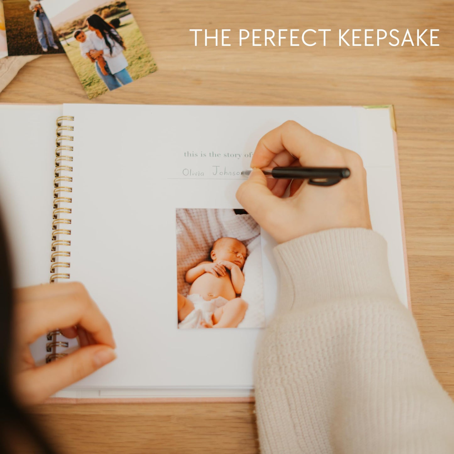 Keepsake Baby Memory Book for Boys and Girls – Timeless First 5 Year Baby Book