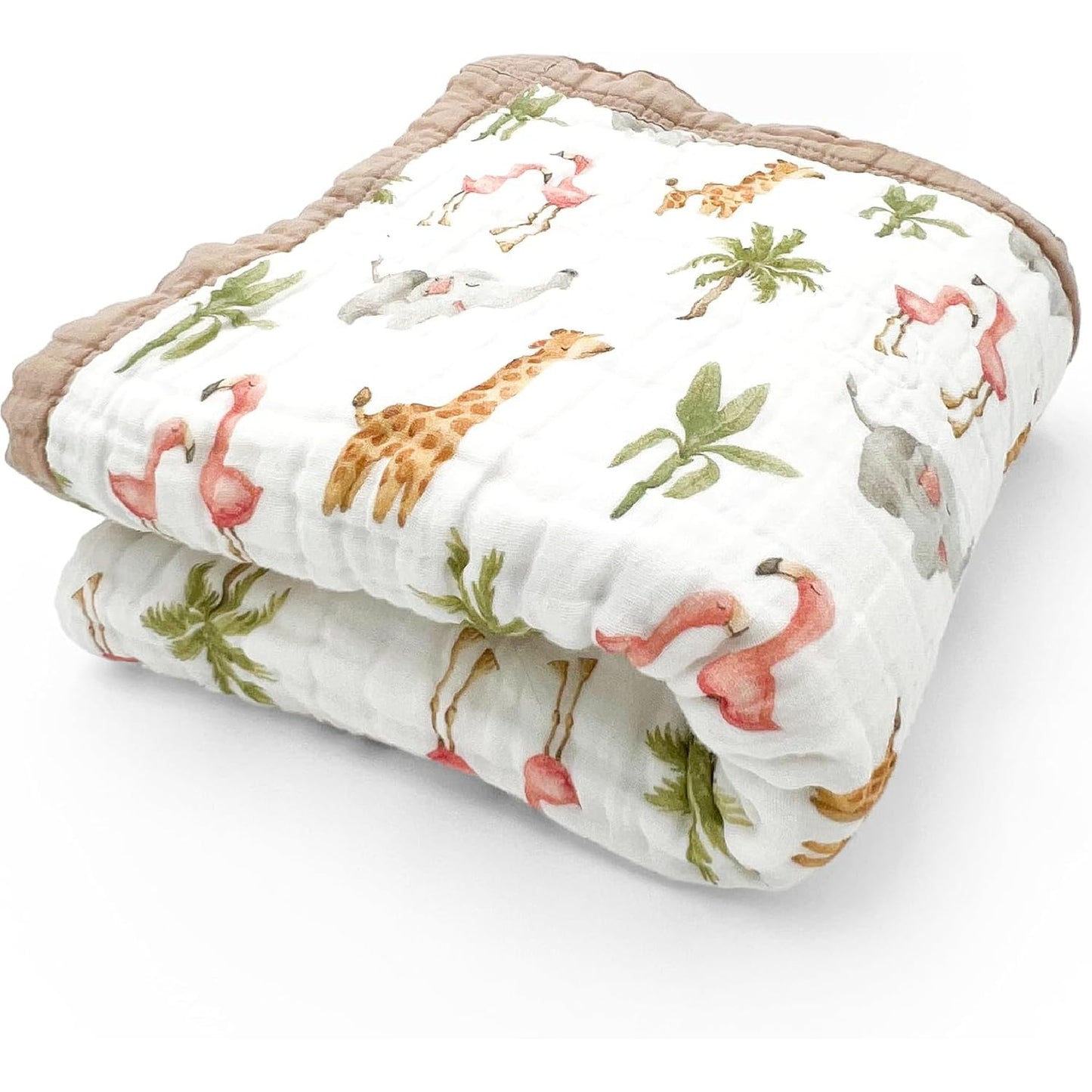 Organic Cotton Muslin Baby Blanket for Boys and Girls