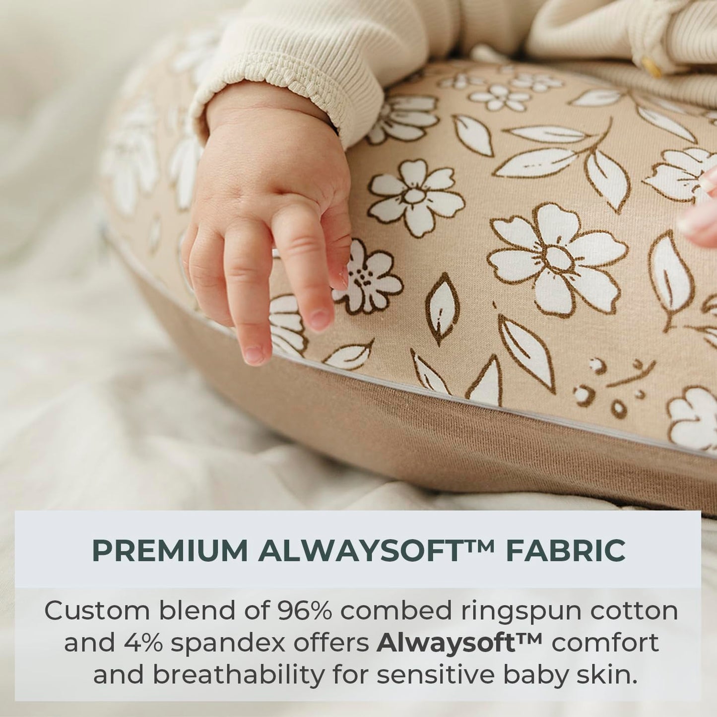 Pobibaby 1-Pack Premium Nursing Pillow Cover