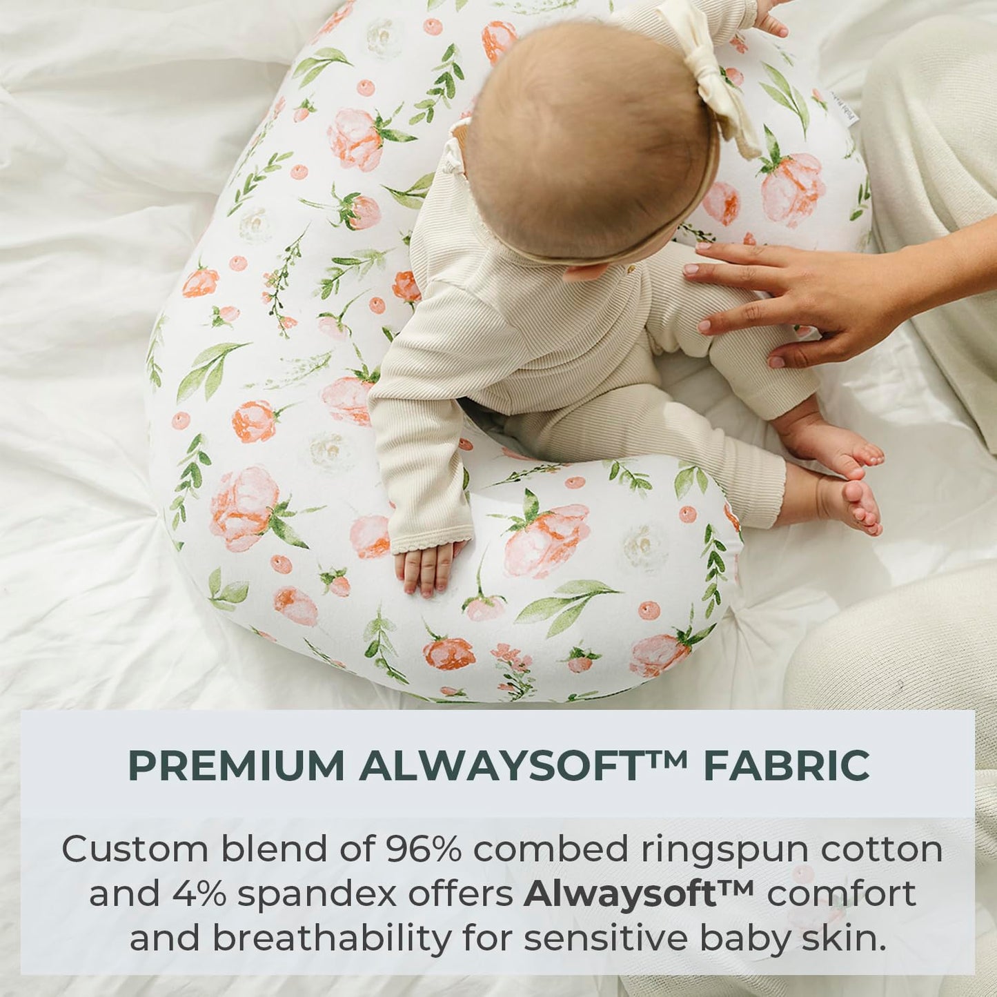 Pobibaby 1-Pack Premium Nursing Pillow Cover