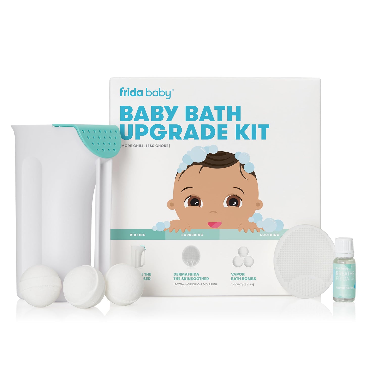 Frida Baby Control The Flow Bath Rinse Cup, Tear Free Rinser