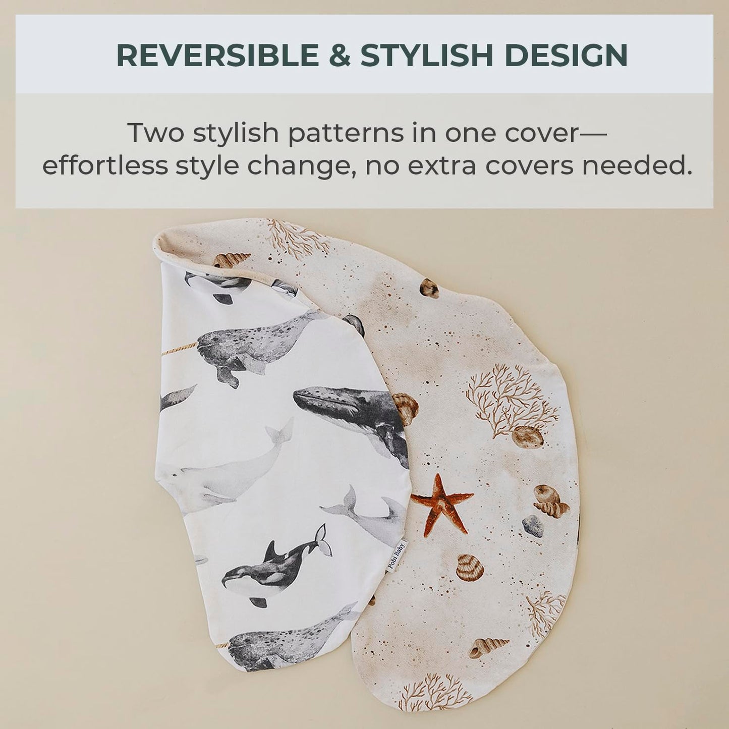 Pobibaby 1-Pack Premium Nursing Pillow Cover