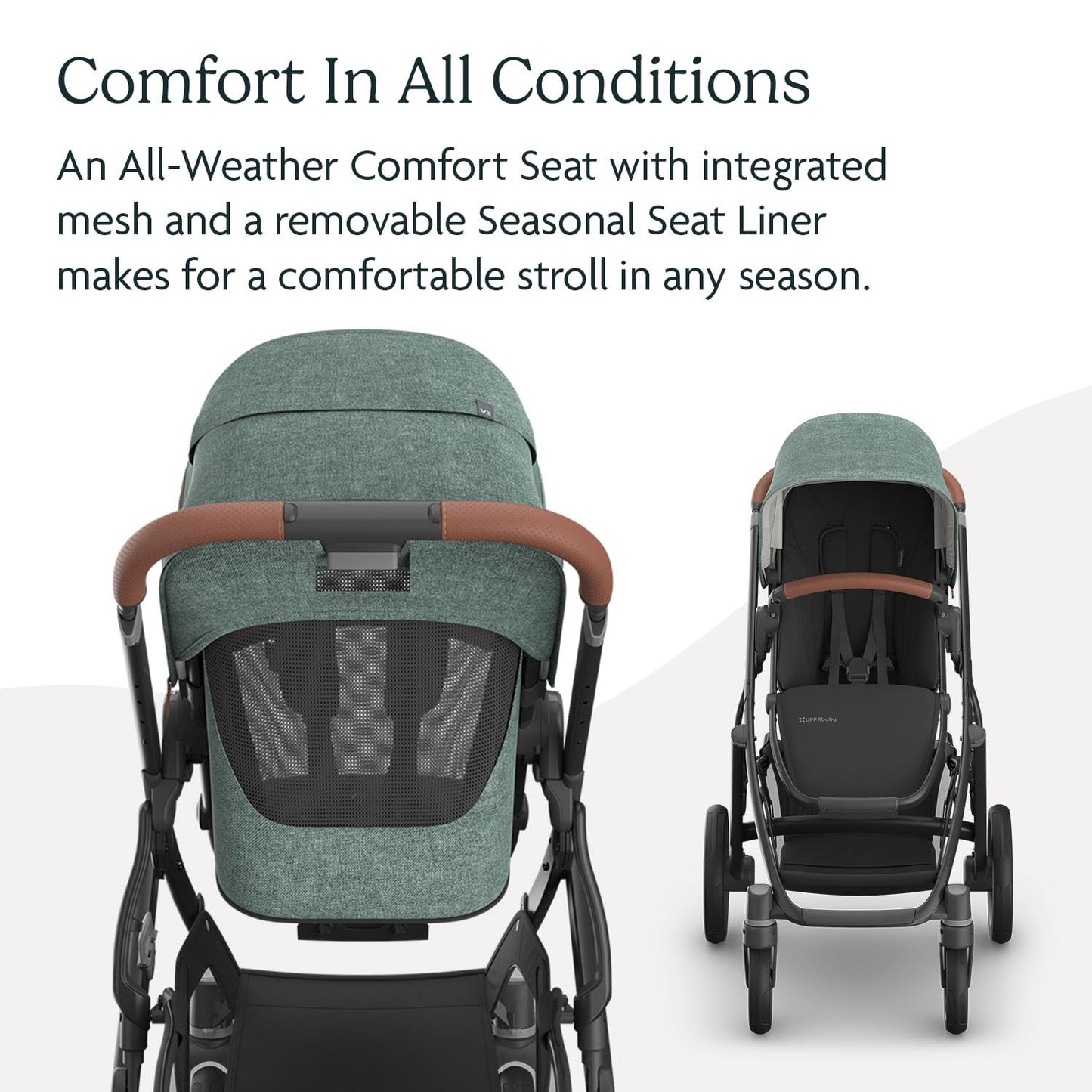 UPPAbaby Vista V3 Stroller - Full-Size Single-to-Double Stroller System