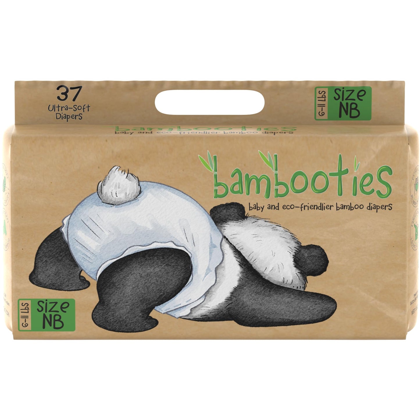 Bamboo Baby Diapers, Totally Chlorine Free,Non Toxic Eco Friendlier Plant-Based Materials.