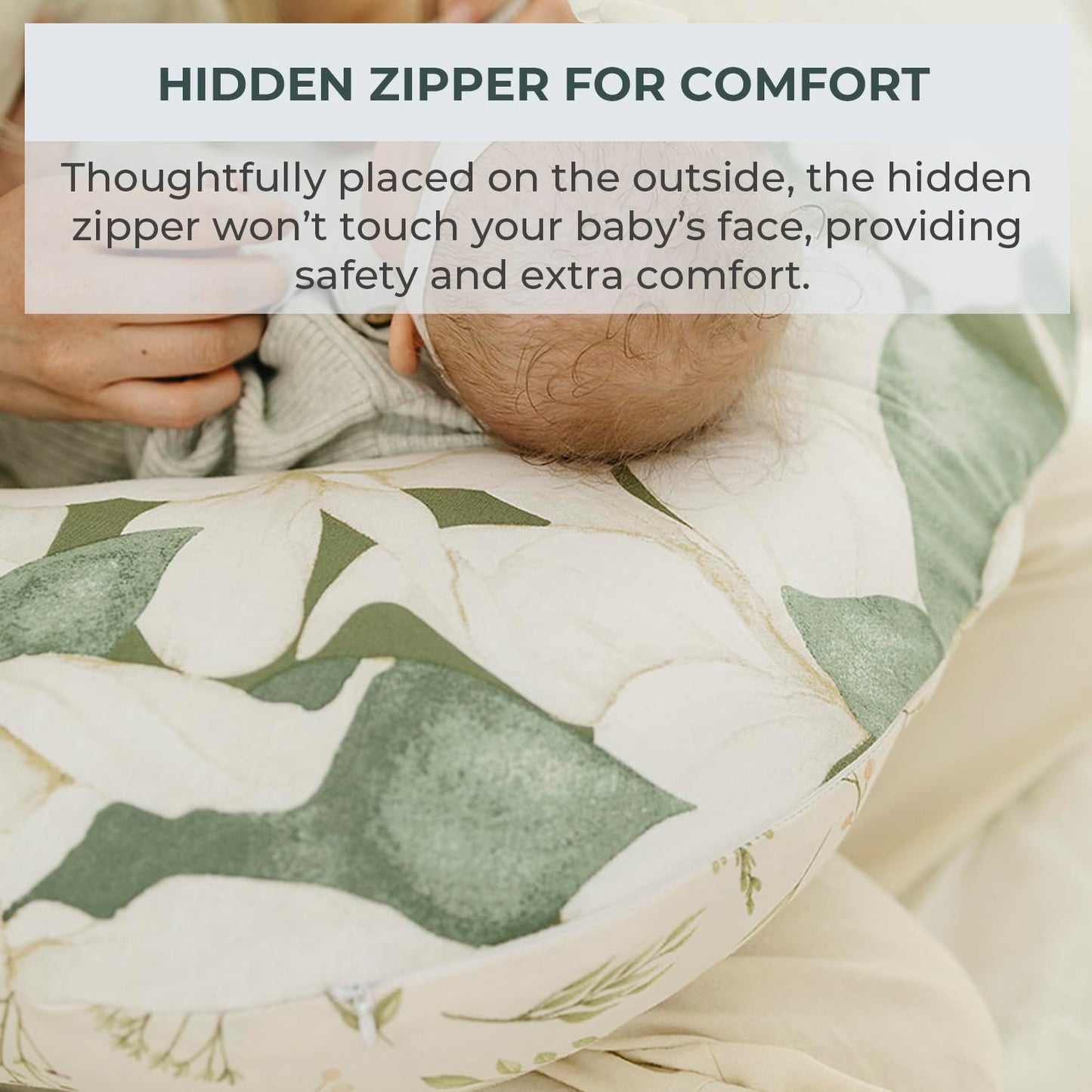 Pobibaby 1-Pack Premium Nursing Pillow Cover