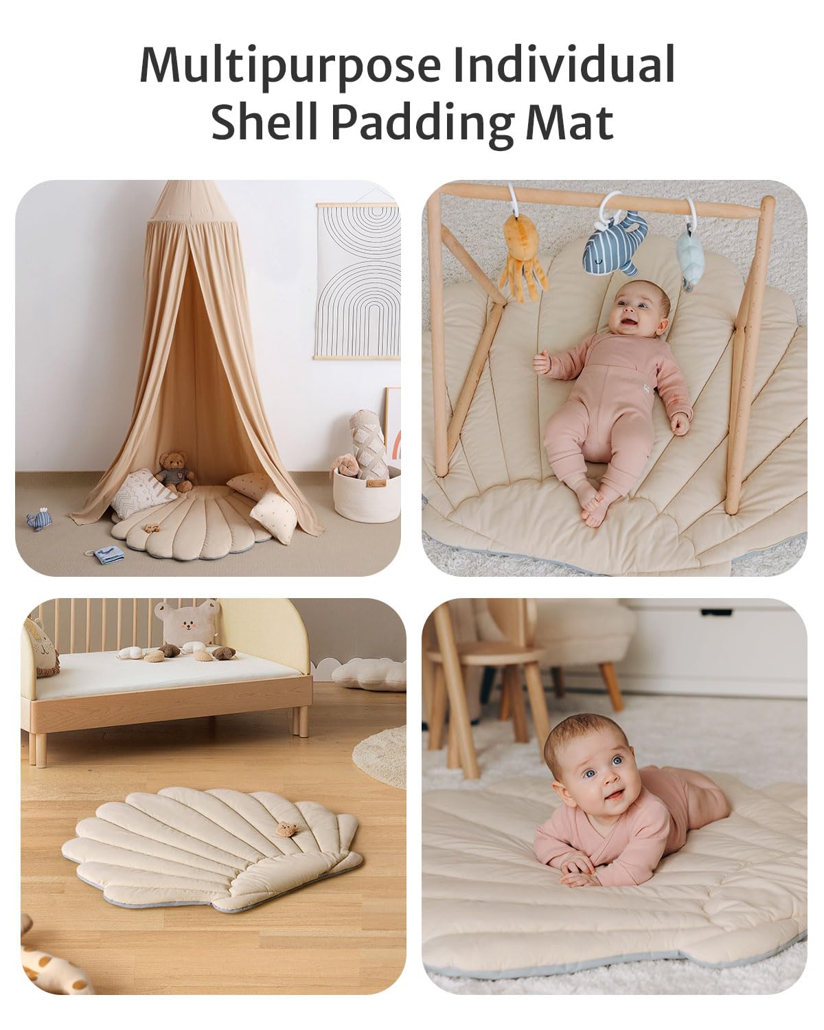 Blissful Diary Shell Baby Play Gym Mat