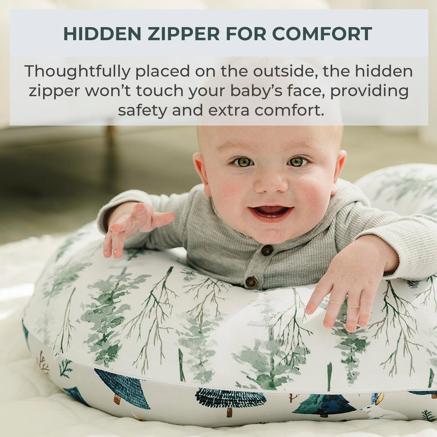 Pobibaby 1-Pack Premium Nursing Pillow Cover