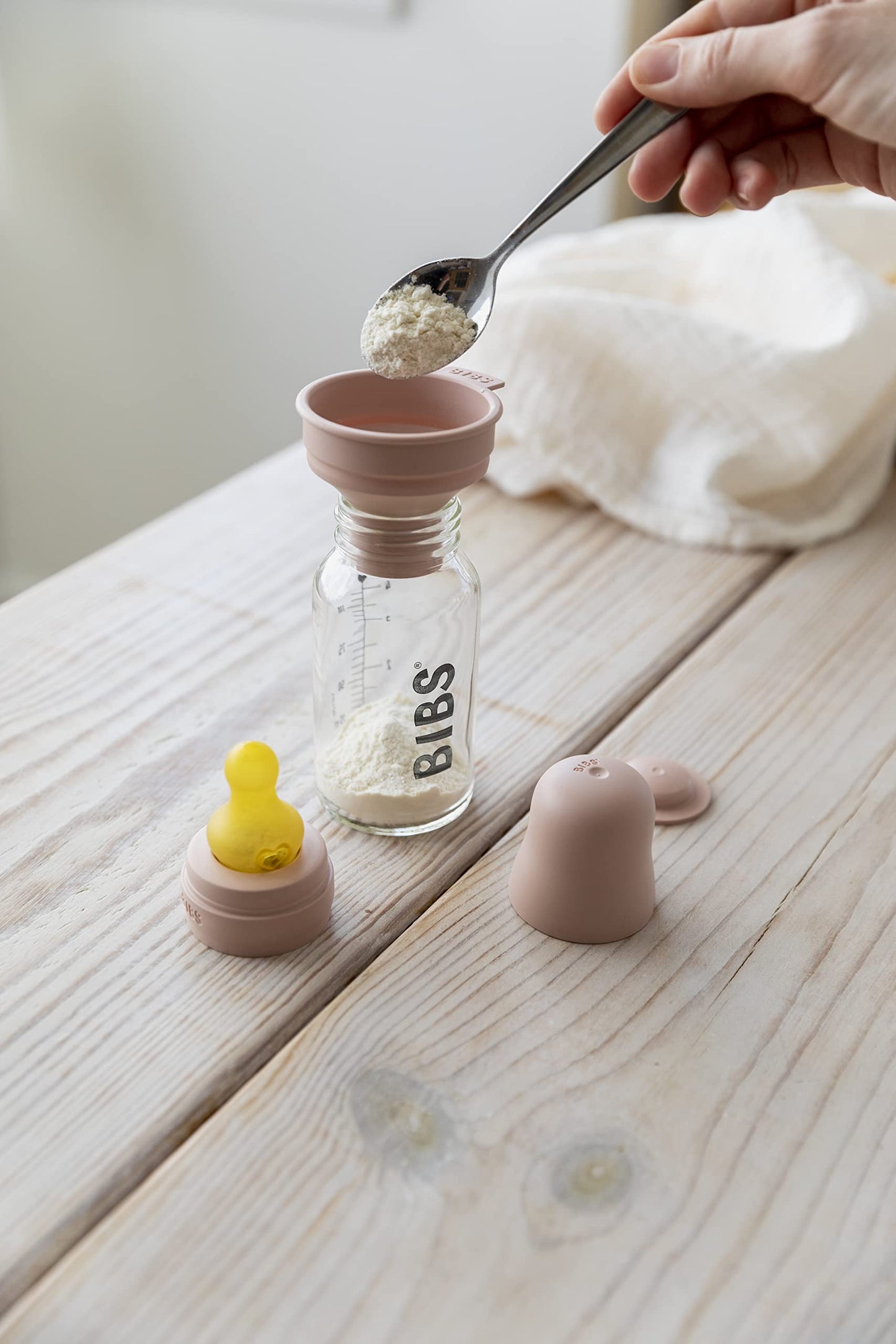 BIBS Glass Bottle 110ml | Made in Denmark