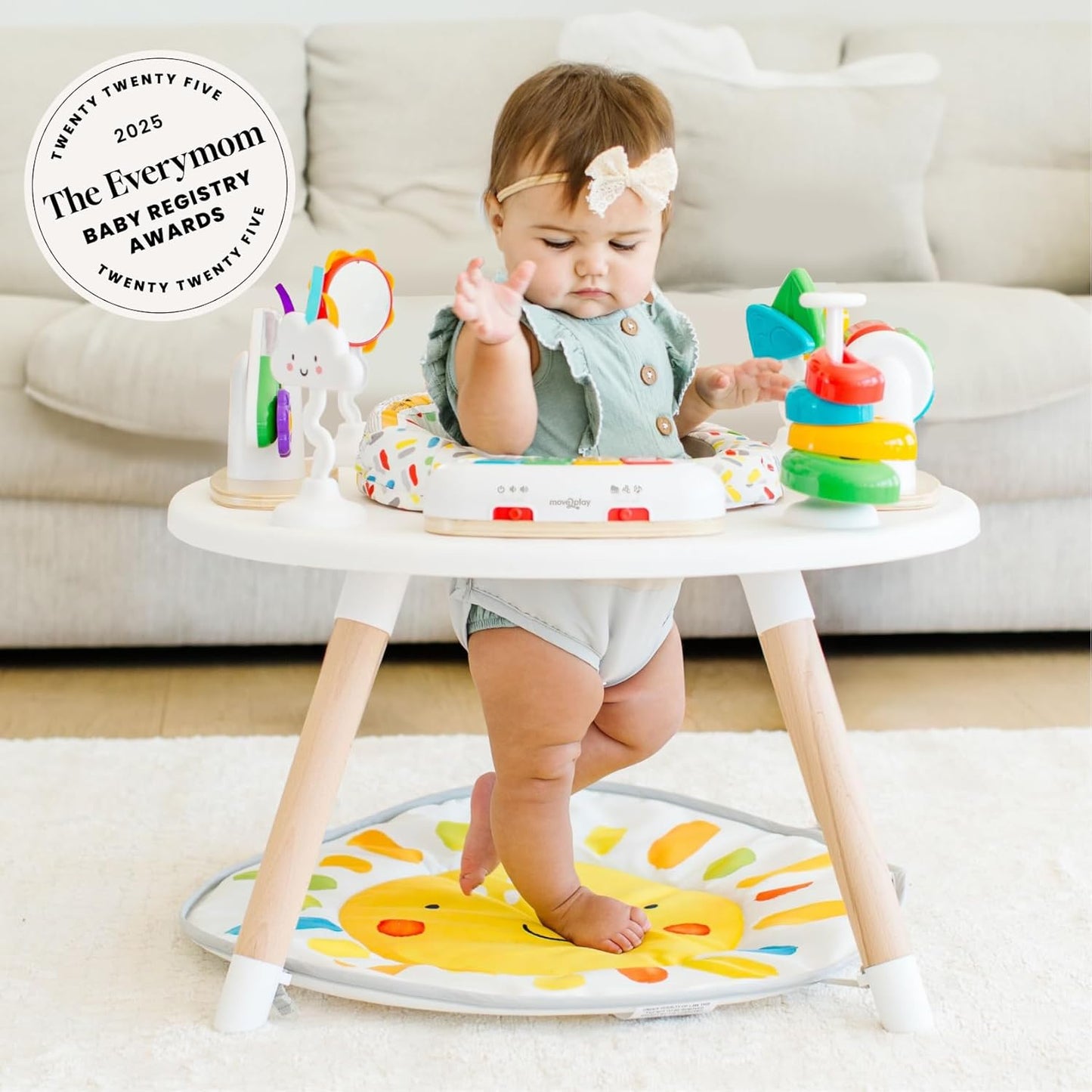 Move2Play 4-in-1 Baby Activity Center | Montessori-Inspired Design
