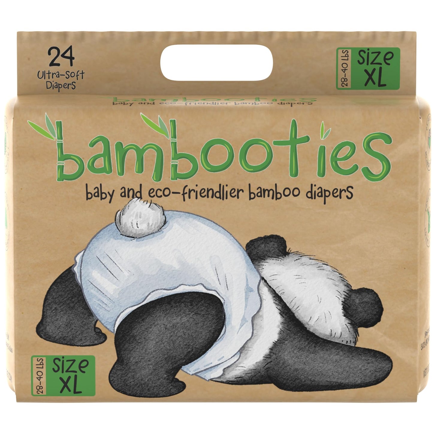 Bamboo Baby Diapers, Totally Chlorine Free,Non Toxic Eco Friendlier Plant-Based Materials.