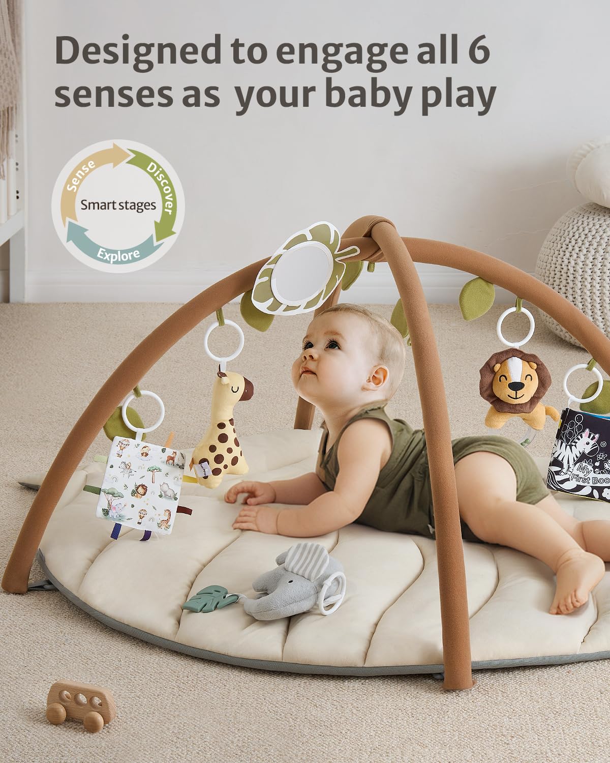 Blissful Diary Shell Baby Play Gym Mat