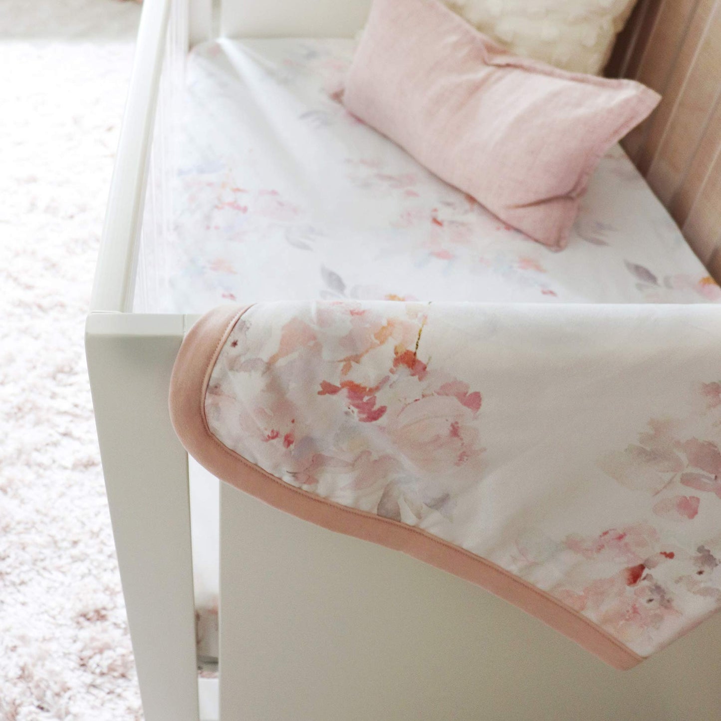 Oilo Baby Blanket, Luxury Soft Plush Backing & 100% Turkish Cotton Jersey Print
