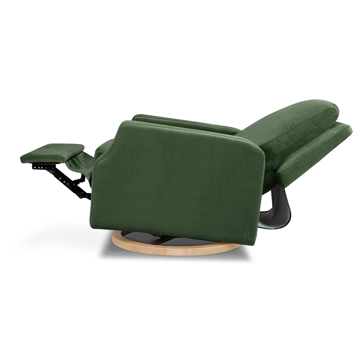 Namesake Crewe Glider Recliner Nursery Chair - GREENGUARD Gold & Certi-PUR US Certified, Ultra Cozy 360° Swivel Rocker Recliner