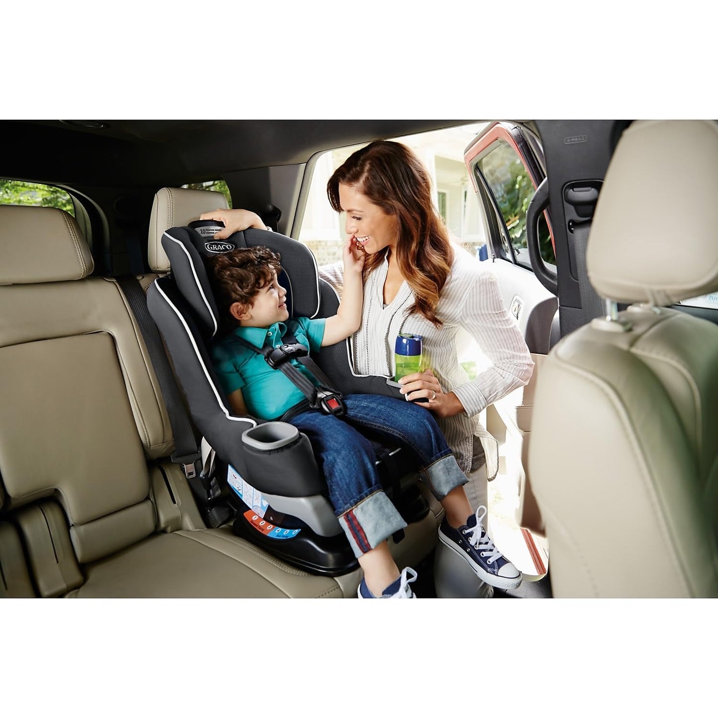 Graco Extend2Fit Convertible Baby Car Seat, Rear and Forward Facing