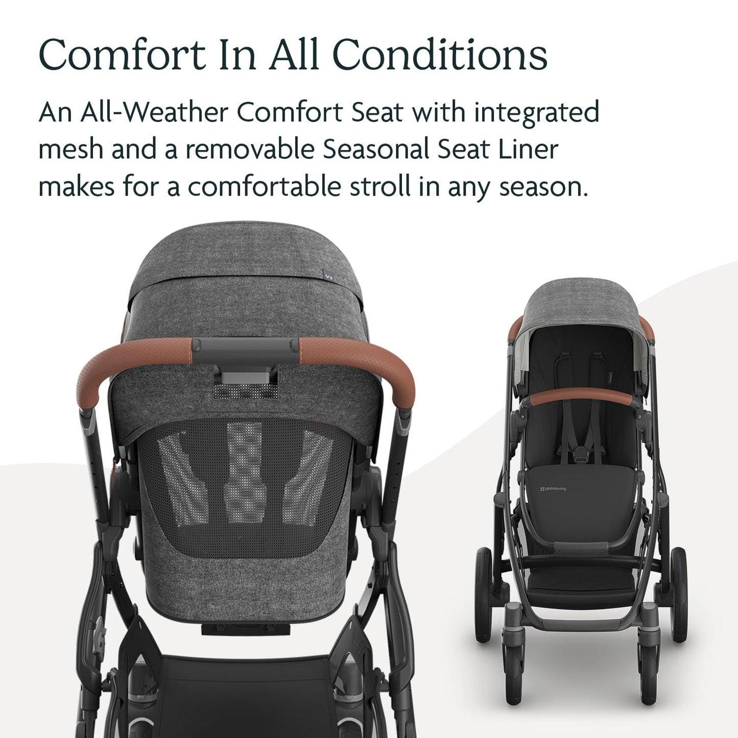 UPPAbaby Vista V3 Stroller - Full-Size Single-to-Double Stroller System