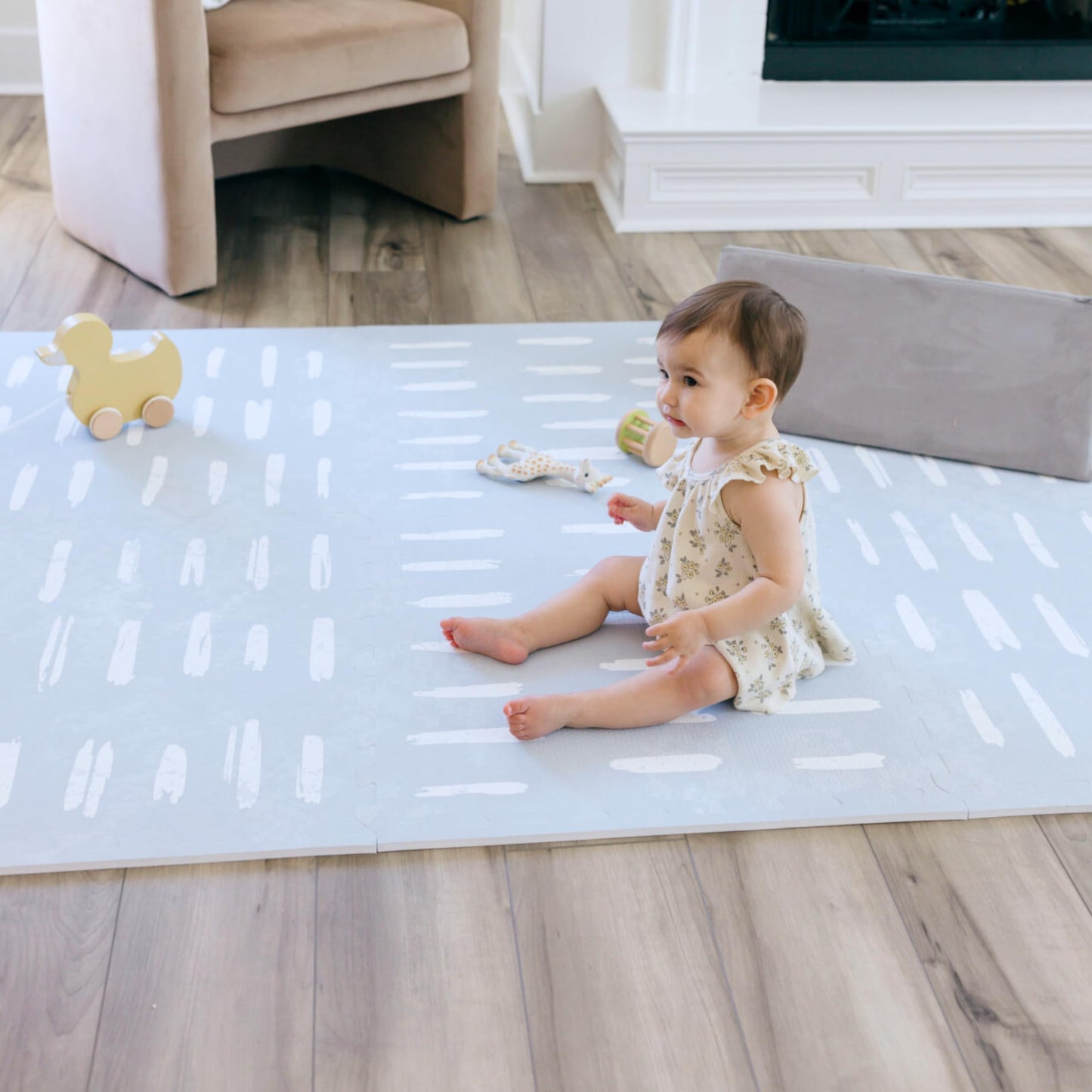 Baby Play Mats for Floor - Eden (4x6ft) - Premium EVA Foam Play Mat for Babies & Toddlers