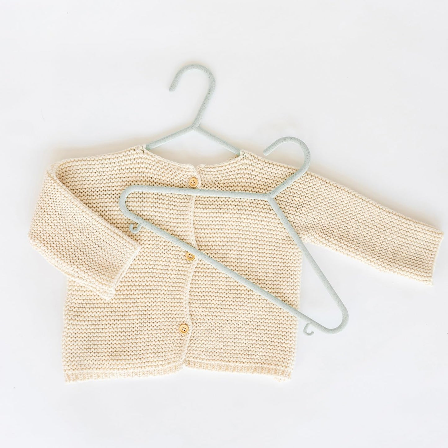 Sustainable Wheat Straw Plastic Toddler & Kids Hangers – Pack of 30